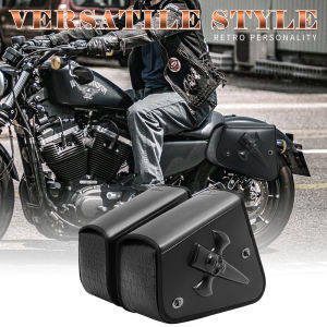 Motorcycle Saddle Bags Side Tool Bag Luggage Fit for harley Sportster Street Rebel 300 500 Sportster XL883 XL1200