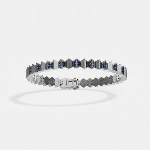 Geometric Wave Bracelet