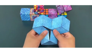 Magic Cube Magnetik Mainan Puzzle 3D Interaktif Kubus Rubik yang Bisa Diubah-Ubah Changeable