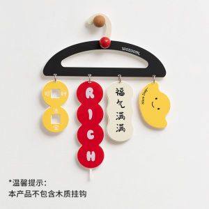 Creative New Year Decoration Full of Good Fortune Home Living Room Door Handle Hanging Ornament Acrylic Material Simple Modern Style