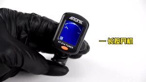 【SG】Rotatable Electronically Clip-on Tuner LCD Display for Chromatic Guitar Bass Ukulele Violin