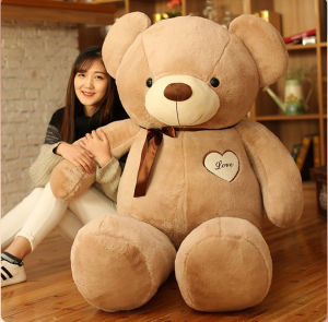 Kiddo zone Soft Teddy Bear Plush Stuff Toy Cute Kawaii Huggable Perfect Gift for Occasion Teddy Bear Human Size big teddy bear 6ft bear stuff toy Life size teddy bear Christmas Gift Comforting Sleeping Toy For Children Kids Birthday Gifts