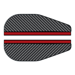 2Pcs Car Rearview Mirror Rain Cover Carbon Fiber Side Mirror Protector Waterproof Shield Rain Eyebrow Universal Auto Accessories