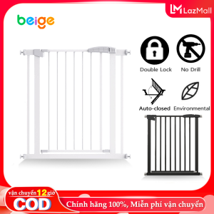 BEIGE Thanh Chắn Cửa An Toàn Cho Bé: Không Cần Khoan Lỗ Trên Tường Nhiều Kích Cỡ Phù Hợp