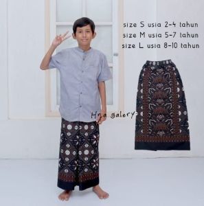 Fashion anak sarung instan motif terbaru bahan halus untuk usia 2-12 tahun