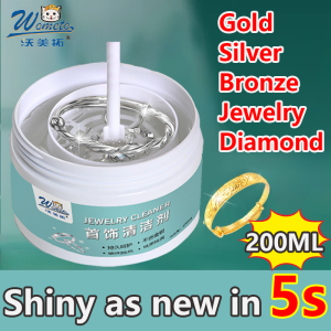 Gold Silver Cleaner 200ML Liquid Jewelry Cleaner For Rings Earrings Watch Diamond Maintenance Polishing Liquid Anti-Tarnish jewelry cleaner for gold silver cleaner liquid Panlinis Ng Silver