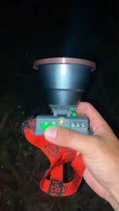 ไฟฉายคาดหัว 400W ความสว่างสูง 5200mAh ใช้งานได้ยาวนาน บรรจุภัณฑ์รวมไฟแสดงเปอร์เซ็นแบต 3 โหมด มีคุณภาพ