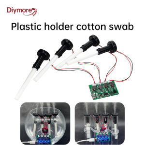 diymore | DC 5V RF Infrared Remote Control Four Jet Humidifier Module Atomization Control Board DIY Ultrasonic Atomizer Type C