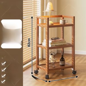Portable Bedroom Sofa Side Table Storage Rack Modern Simplicity Design Small Apartment Balcony Tea Table Living Room End Table