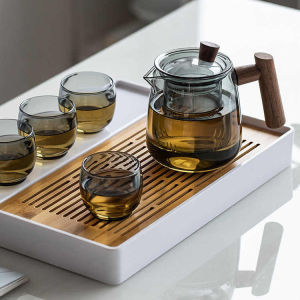 Heat Resistant Borosilicate Glass Tea Set