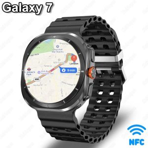XIAOMI New GPS Smart Watch  Samsung Galaxy Watch 7 Ultra AMOLED Compass  Men NFC Bluetooth Call Track Waterproof Women Men Smartwatch