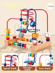 Educational Large-bead Stringing Toy
