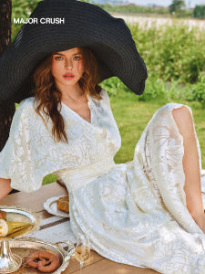 Elegant French Summer Dress