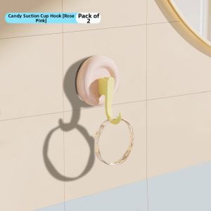 YUHANG | Strong Vacuum No-Drill Adhesive Hook for Kitchen Bathroom Wall