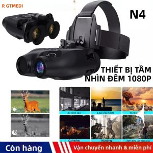 Kính Nhìn Đêm GTMEDIA N4 1080P Zoom Kỹ Thuật Số 5X Đeo Đầu Dùng Được Cả Ngày Và Đêm Thiết Bị Nhìn Đêm Hồng Ngoại