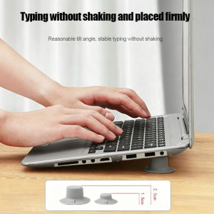 Universal Laptop Cooling Pad anti Slip desktop Height Increasing Foot Pad Portable Cooling and Exhaust Simple Bracket