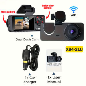 Car DVR 2/3 Channel Dash Cam for Cars Car Camera 1080P HD Video Recorder App control Night Vision Wide Angle for Car Assecories