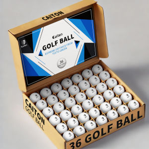 Caiton 36 Golf Balls – 40 Yards+ Distance Dual-Core Structure Tour Accuracy Spin Control Soft Feel Durable Non-Slip