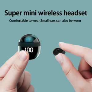 SHUKE Invisible Sleep Wireless Earphone Bluetooth 5.3 Mini Earbuds Noise Cancelling Headset Touch Control Headphones With Mic