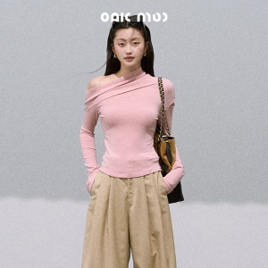OAKMOO | Áo Knit Thiết Kế Một Vai