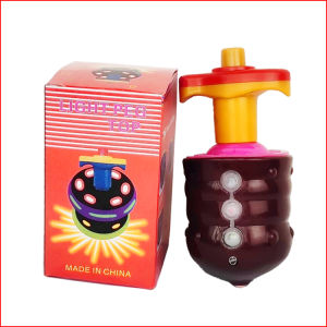 Đồ Chơi Xoay Bằng Nhựa Phát Sáng Điện Cho Trẻ Em Và Người Lớn Đồ Chơi Truyền Thống Xoay Bằng Dây Đàn Âm Nhạc Nhiều Màu