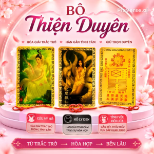 Bộ linh phù Thiện Duyên – Hóa Giải Trắc Trở Tình Cảm Hàn Gắn Yêu Thương Giữ Trọn Nhân Duyên