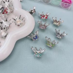 4 Hỗn Hợp Hợp Kim Vương Miện Hạt Charm Đá Phụ Kiện Cho DIY Trang Sức Làm Đính Hạt Bút Dụng Cụ Điện Thoại Di Động Dây Xích Móc Khóa