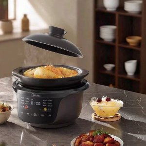 Midea | Automatic Rich Selenium Purple Clay Ceramic Pot Electric Soup Cooker