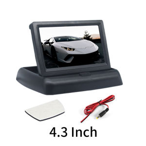 Màn Hình LCD TFT Màu Có Thể Gập Lại 4.3 Inch Hippcron Dành Cho Camera Lùi Màn Hình HD Gắn Trên Xe Độ Phân Giải 480x234 Cho Camera Lùi Xe Hơi