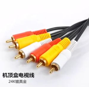 AV 3RCA to 3RCA 1 Meter Cable