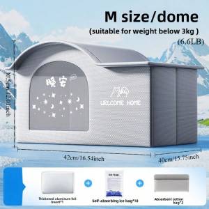 summer small Cat dog Ice House Air Conditioning BED Summer Cooling Tool Nest Dog Dog Four Seasons Pet Ice House