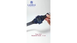 TERBARU Jam Tangan LASIKA Type 8143 Strap Rubber Water Resist Premium