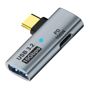 USB C OTG Cable Adapter Type C to USB3.2 10Gbps PD100W Fast Charging Data Adapter for Samsung Huawei Xiaomi Laptop Tablet