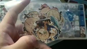 Genshin Impact - Set 10/15 cái Sticker Fischl game Genshin Impact hình dán trang trí mũ bảo hiểm vali điện thoại laptop... chống nước chống xước