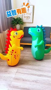 Đồ chơi đấm bốc cột Tumbler giải nén vui nhộn cho bé-đồ chơi Lật đật bơm hơi đáy rỗng cao 95cm chất liệu PVC an toàn cho trẻ em