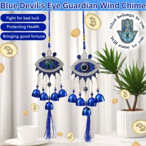 Devil's Eye Guardian Wind Chime & DIY Lucky Pendants