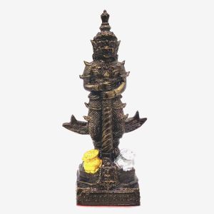 ท้าวเวสสุวรรณ กุเวรเทพเจ้าแห่งความมั่งคั่งเนื้อเเร่เหล็กน้ำพี้ จากบ่อเหล็กน้ำพี้ จ.อุตรดิตถ์