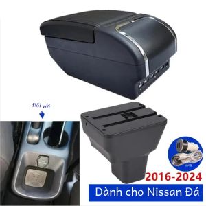 Nissan Cú Đá Xe Tay Hộp 2016-2024 Nội Thất Hộp Bảo Quản Da/Nhựa ABS Chuyên Dụng Retrofit Phụ Kiện