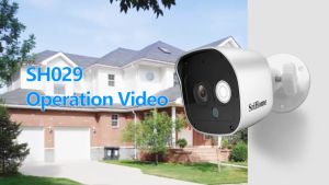 (3MP) CCTV WiFi Camera SriHome SH029 1296P SUPER HD + Two-Way Voice + IR Night Vision + Waterproof (Indoor & Outdoor)