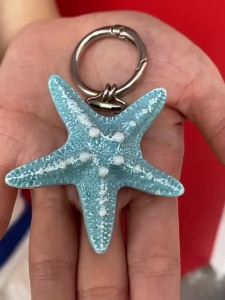 Seashell/Starfish Hat Clip For Travel On BagAnti-Loss Hat Holder For Hanging Sunglasses StorageBag Accessory Key Ring Pendants