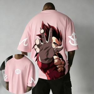Dragon Ball Anime Super Saiyan 4 Co Branded Cotton T-shirt 2026 Mens New Summer Street Versatile Loose Casual Short Sleeved Top