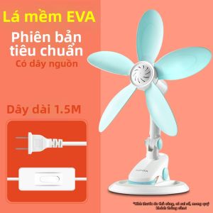 KONKA | Quạt Điện Nhỏ Konka KF-TJ330 Quạt Điện Di Động 5 Cánh Nhựa 1 Tốc Độ 220V Quạt Điện Nhỏ Cầm Tay Dùng Cho Văn Phòng Và Gia Đình