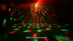 Portable Remote Control Rotating Party Light LED Stage Light RBG Disco Ball DJ Lighting For Outdoor And Indoor Show Party Lamp