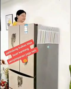 COVER KULKAS MURAH SAKU Penutup Alas Kulkas Multifungsi Dan Anti Debu / Penutup Cover / Penutup Lemari Es (RANDOM)