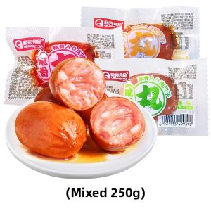 QILIANGSHIPIN | Spicy Sausage Meatballs Ready-to-Eat Snack Individual Packaging