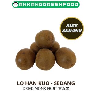 1 pcs sedang LUO HAN GUO LO HAN KUO BUAH MONK DRIED MONK FRUIT