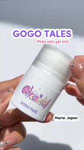 Phấn Phủ Gội Khô GOGO TALES Làm Sạch Dầu Sau 30s Bồng Bềnh Không Cặn Trắng GT213