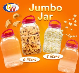 (1pc) - Empty Jumbo Plastic Jar 4 Liters and 6 liters