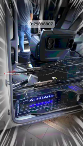 Toyota Alphard Vellfire AGH30 premium laminate marble floor anti scratch mat black 2015 - 2024