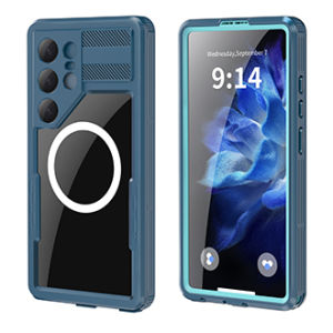Shellbox for Samsung S25 Ultra Clear Case,with MagSafe IP68 Waterproof